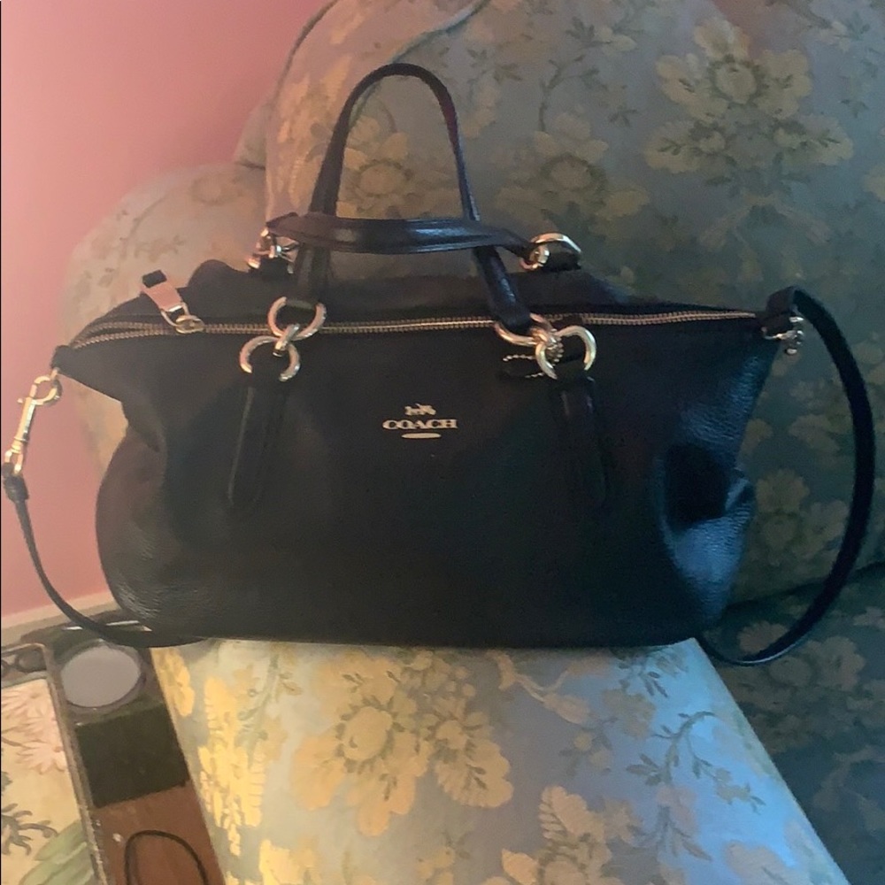 Authentic Black Coach Satchel